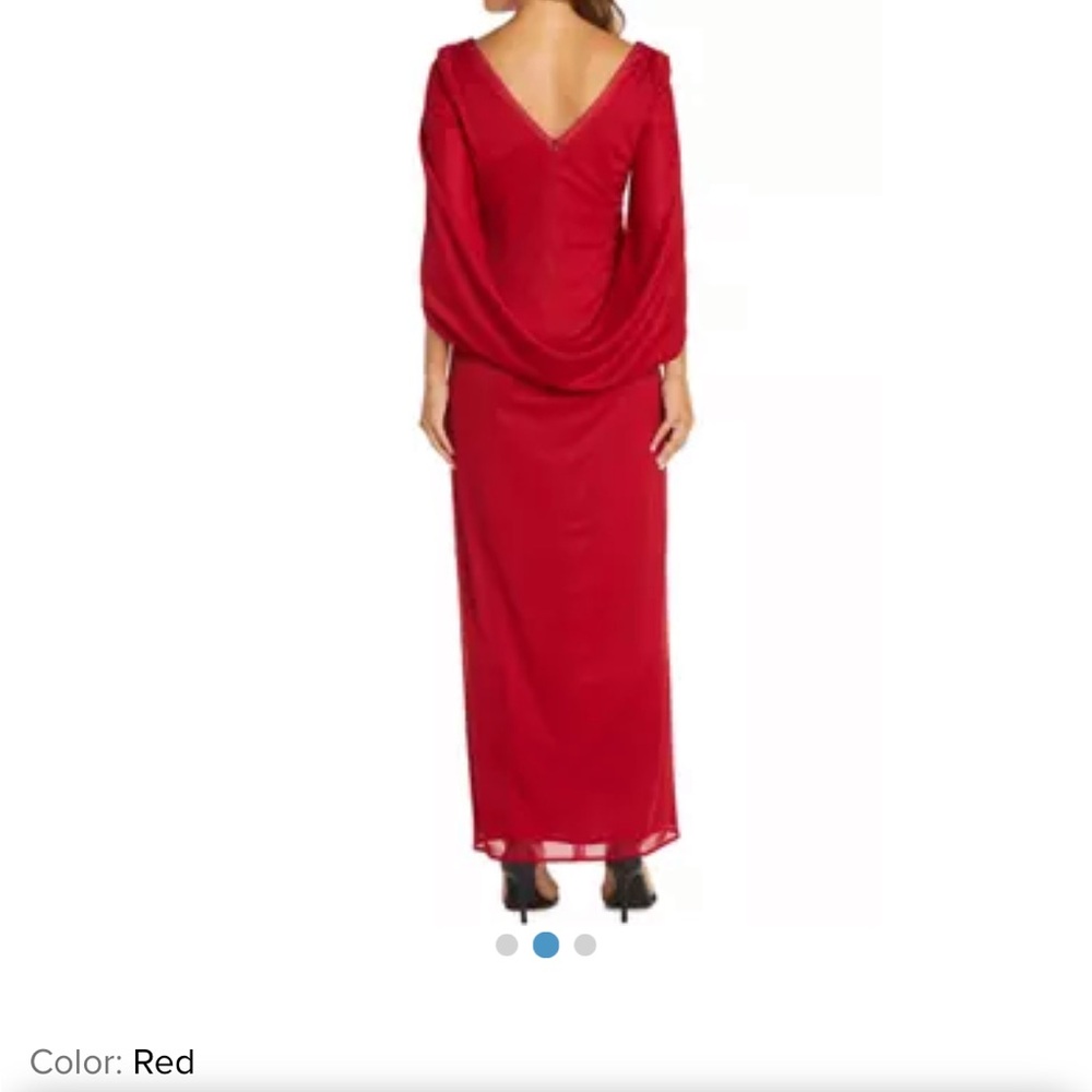 Elegant Red Evening Gown